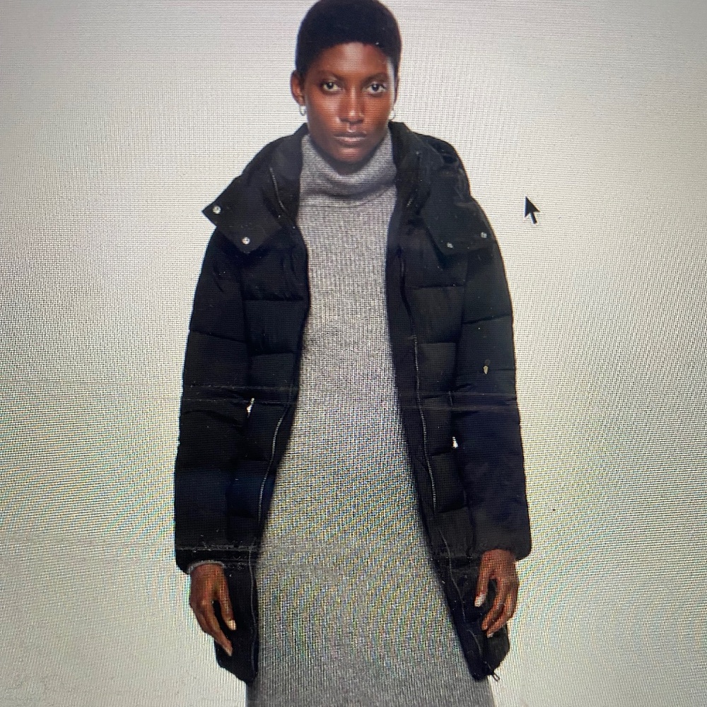 Mango  - Hood Quilted Coat